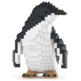 Jekca - Little Penguin 02 - Big - Lego - Scultura - Costruzione - 4D - Animali di Mattoncini - Toys