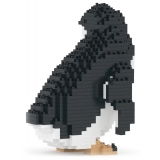 Jekca - Little Penguin 02 - Big - Lego - Scultura - Costruzione - 4D - Animali di Mattoncini - Toys