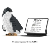 Jekca - Little Penguin 02 - Big - Lego - Sculpture - Construction - 4D - Brick Animals - Toys