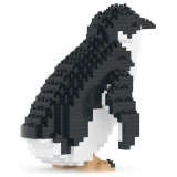 Jekca - Little Penguin 01 - Lego - Sculpture - Construction - 4D - Brick Animals - Toys