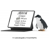 Jekca - Little Penguin 01 - Lego - Scultura - Costruzione - 4D - Animali di Mattoncini - Toys