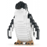 Jekca - Little Penguin 01 - Big - Lego - Scultura - Costruzione - 4D - Animali di Mattoncini - Toys