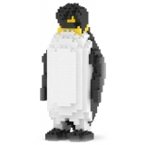 Jekca - Emperor Penguin 03 - Big - Lego - Scultura - Costruzione - 4D - Animali di Mattoncini - Toys