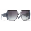 Chanel - Occhiali da Sole Quadrati - Grigio - Chanel Eyewear