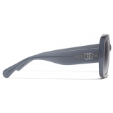 Chanel - Occhiali da Sole Quadrati - Grigio - Chanel Eyewear