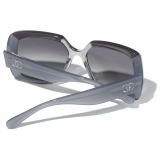 Chanel - Occhiali da Sole Quadrati - Grigio - Chanel Eyewear