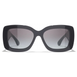 Chanel - Rectangular Sunglasses - Gray Gradient - Chanel Eyewear