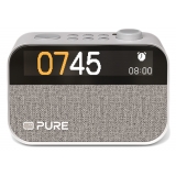 Pure - Moment - Moment Charge - Il Compagno di Sonno Ambientale Ricarica Wireless - Cotone Bianco - Radio Digitale Alta Qualità