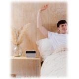 Pure - Moment Charge - The Ambient Sleep Companion with Wireless Charging - Cotton White - High Quality Digital Radio