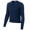 Avvenice - Finis - Maglione Scollo a V Uomo in Cashmere Extrafine Loro Piana - Blu - Maglieria - Luxury Exclusive Collection