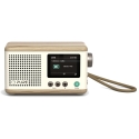 Pure - Classic Mini - The Charming Portable Digital Radio - Cotton White/Oak - High Quality Digital Radio