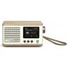 Pure - Classic Mini - The Charming Portable Digital Radio - Cotton White/Oak - High Quality Digital Radio