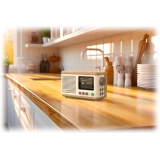 Pure - Classic Mini - The Charming Portable Digital Radio - Cotton White/Oak - High Quality Digital Radio