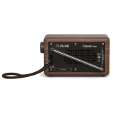 Pure - Classic Mini - The Charming Portable Digital Radio - Coffee Black/Walnut - High Quality Digital Radio