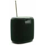 Pure - Woodland Mini - La Altoparlante Compatto Perfetto per Esterni - Verde - Radio Digitale Alta Qualità