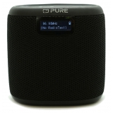 Pure - Woodland Mini - La Altoparlante Compatto Perfetto per Esterni - Nero - Radio Digitale Alta Qualità