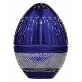 Tsars Collection - Blue Openable Egg Box - Handmade in Swiss - Luxury Exclusive Collection