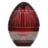 Tsars Collection - Red Openable Egg Box - Handmade in Swiss - Luxury Exclusive Collection