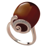 Tsars Collection - Anello Olga Bronzo Spirale - Handmade in Swiss - Luxury Exclusive Collection