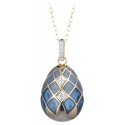 Tsars Collection - Collana Empress Maria Azzurra - Handmade in Swiss - Luxury Exclusive Collection