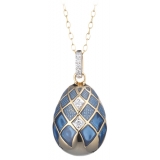 Tsars Collection - Collana Empress Maria Azzurra - Handmade in Swiss - Luxury Exclusive Collection