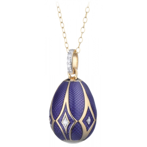 Tsars Collection - Collana Empress Maria Blu - Handmade in Swiss - Luxury Exclusive Collection