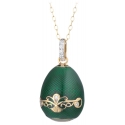 Tsars Collection - Collana Empress Maria Verde - Handmade in Swiss - Luxury Exclusive Collection