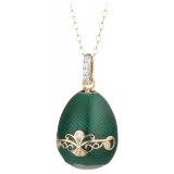 Tsars Collection - Collana Empress Maria Verde - Handmade in Swiss - Luxury Exclusive Collection