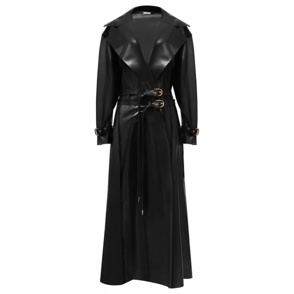 Belarex - Monaco Coat "Emily in Paris" - Black - Coat - Lingerie - Luxury Exclusive Collection