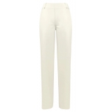 Belarex - Cannes Palazzo Trousers - White - Trousers - Lingerie - Luxury Exclusive Collection