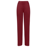 Belarex - Cannes Palazzo Trousers - Dark Red - Trousers - Lingerie - Luxury Exclusive Collection