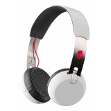 Skullcandy - Grind - White - Bluetooth Wireless On-Ear Headphones with Microphone, Supreme Sound and Powerful Bass