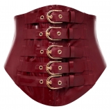 Belarex - Corsetto New York - Rosso Scuro - Corsetto - Lingerie - Luxury Exclusive Collection