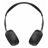 Skullcandy - Grind - Nero / Cromo - Cuffie Auricolari Bluetooth Wireless On-Ear con Microfono, Audio Supremo e Bassi Potenti
