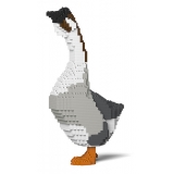 Jekca - Goose 01 - Big - Lego - Sculpture - Construction - 4D - Brick Animals - Toys