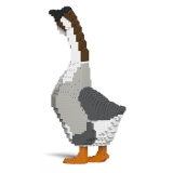 Jekca - Goose 01 - Big - Lego - Scultura - Costruzione - 4D - Animali di Mattoncini - Toys