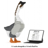 Jekca - Goose 01 - Big - Lego - Sculpture - Construction - 4D - Brick Animals - Toys