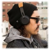 Skullcandy - Grind - Black / Tan - Bluetooth Wireless On-Ear Headphones with Microphone, Supreme Sound and Powerful Bass