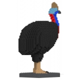 Jekca - Cassowary 01 - Big - Lego - Sculpture - Construction - 4D - Brick Animals - Toys