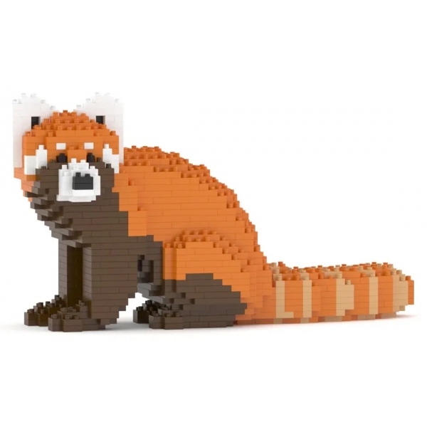 Jekca - Red Panda 01 - Big - Lego - Scultura - Costruzione - 4D - Animali di Mattoncini - Toys