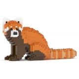 Jekca - Red Panda 01 - Big - Lego - Scultura - Costruzione - 4D - Animali di Mattoncini - Toys