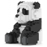 Jekca - Panda 01B (version 2024) - Lego - Scultura - Costruzione - 4D - Animali di Mattoncini - Toys