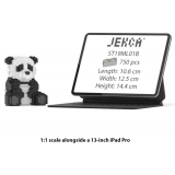 Jekca - Panda 01B (version 2024) - Lego - Scultura - Costruzione - 4D - Animali di Mattoncini - Toys