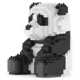 Jekca - Panda 01B (version 2024) - Big - Lego - Sculpture - Construction - 4D - Brick Animals - Toys