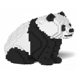 Jekca - Panda 04 - Big - Lego - Sculpture - Construction - 4D - Brick Animals - Toys