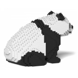 Jekca - Panda 04 - Big - Lego - Sculpture - Construction - 4D - Brick Animals - Toys