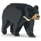 Jekca - Formosan Black Bear 01 - Big - Lego - Sculpture - Construction - 4D - Brick Animals - Toys