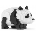 Jekca - Panda 02 - Big - Lego - Scultura - Costruzione - 4D - Animali di Mattoncini - Toys