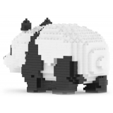 Jekca - Panda 02 - Big - Lego - Sculpture - Construction - 4D - Brick Animals - Toys