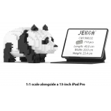 Jekca - Panda 02 - Big - Lego - Sculpture - Construction - 4D - Brick Animals - Toys